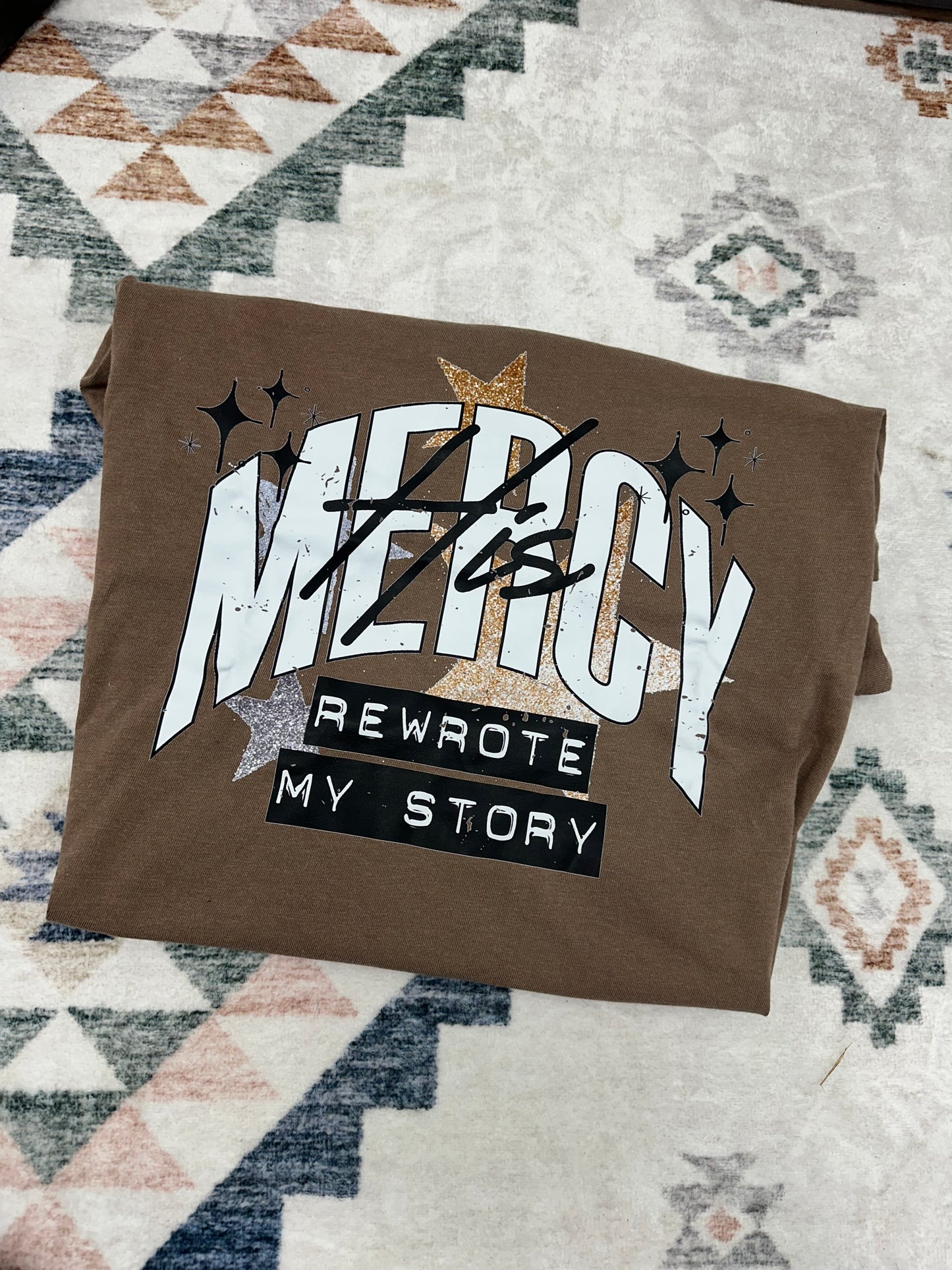 His Mercy Rewrote My Story Tee