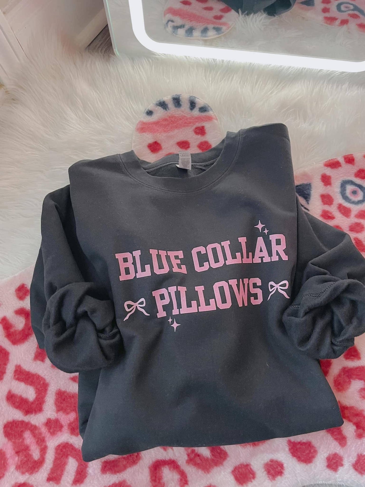 Blue Collar Pillows Sweatshirt