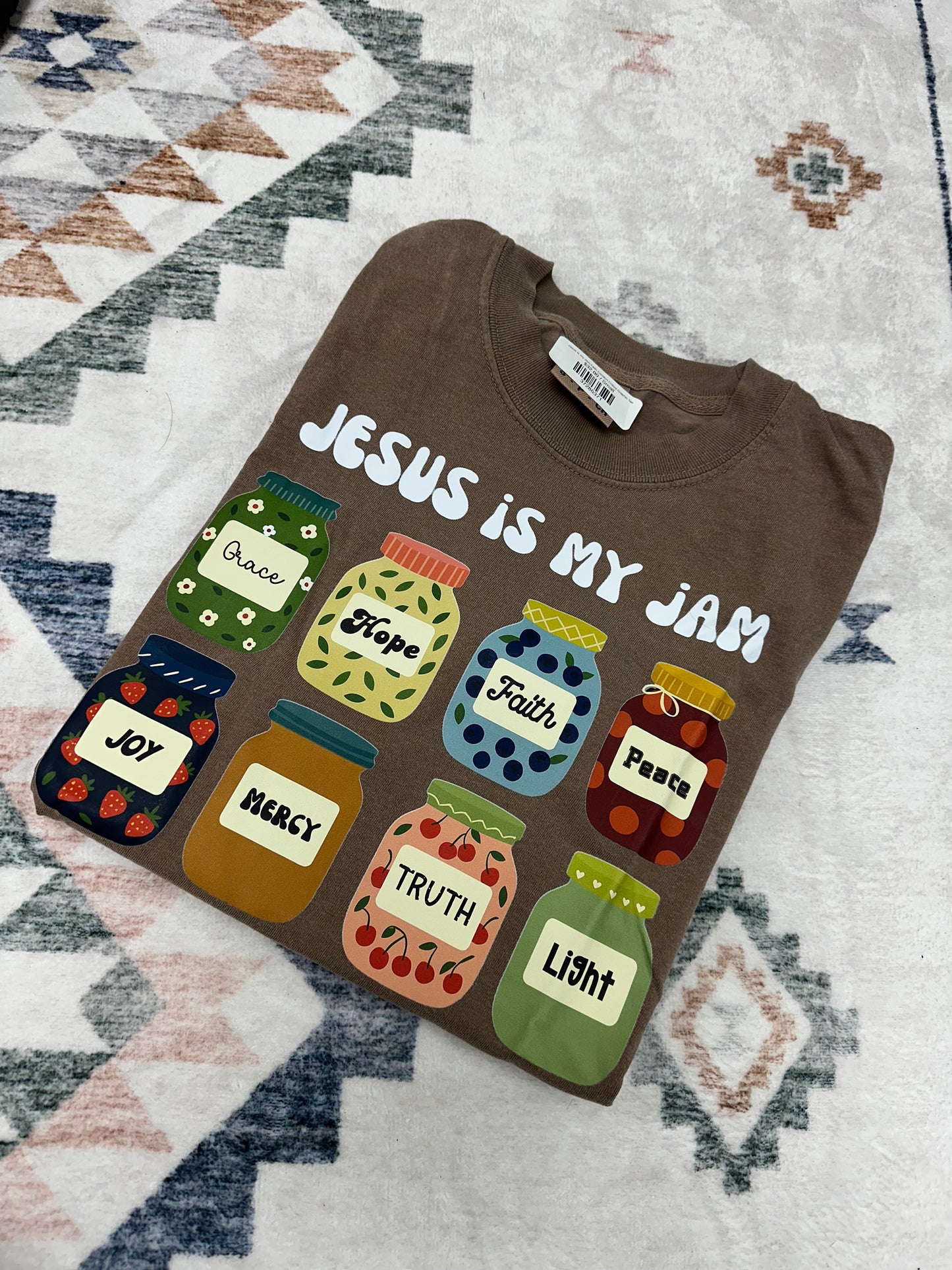 Jesus is my Jam Faith Comfort Colors Graphic Tee