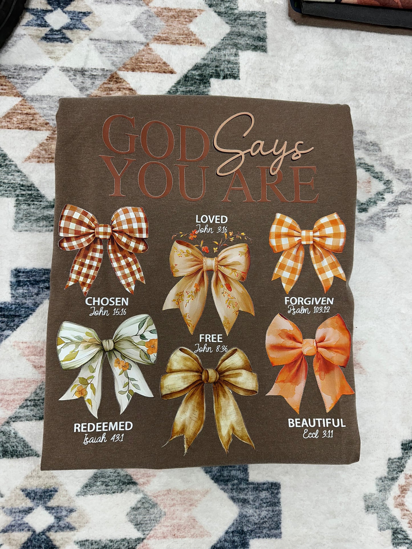 God Says Fall Comfort Colors Graphic Tee