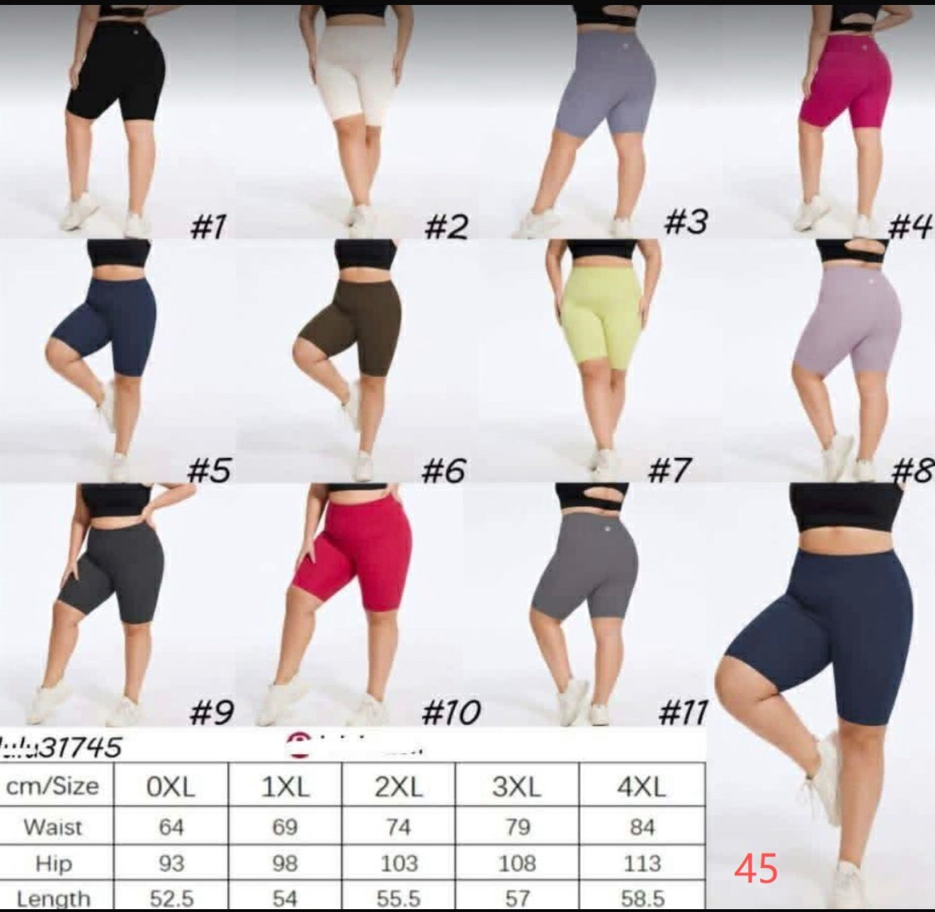 Curve Control Biker Shorts