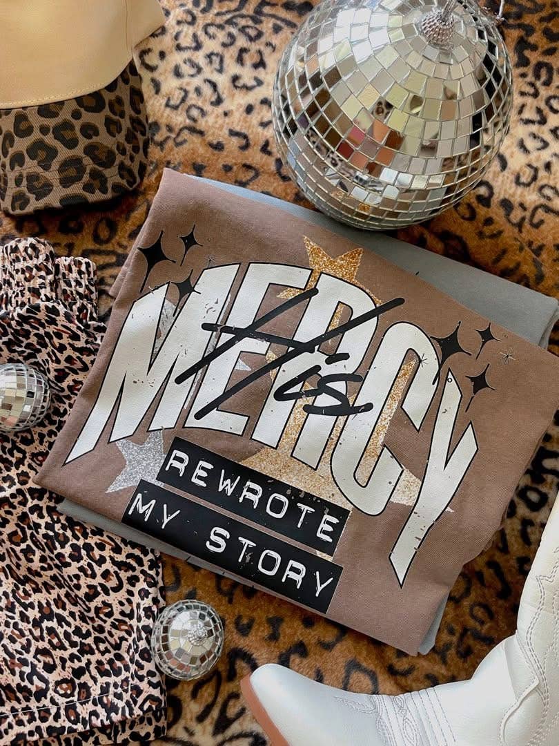 His Mercy Rewrote My Story Tee