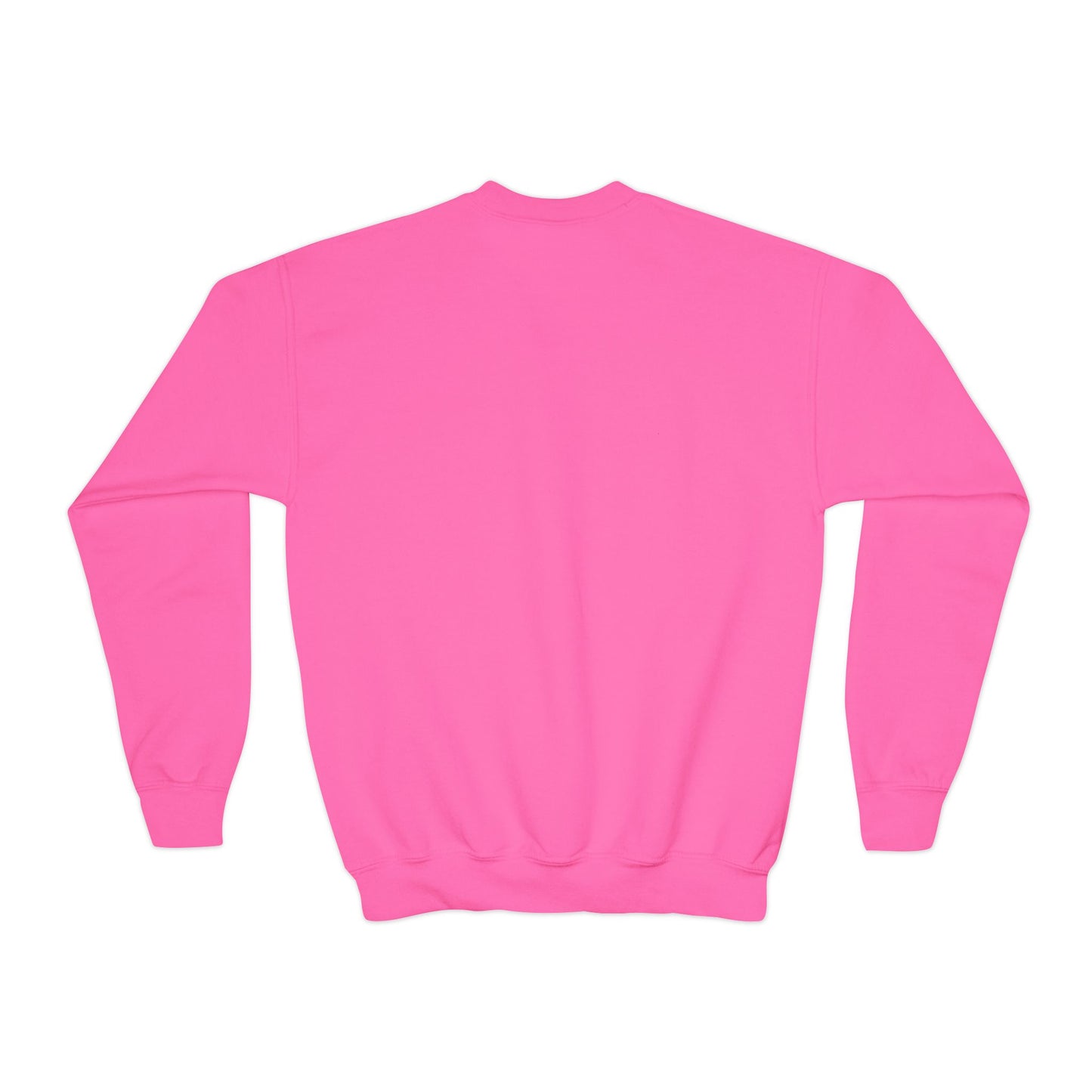 Kids Heart Smile Crewneck Sweatshirt — Colorful Hearts & Smiley Face Design