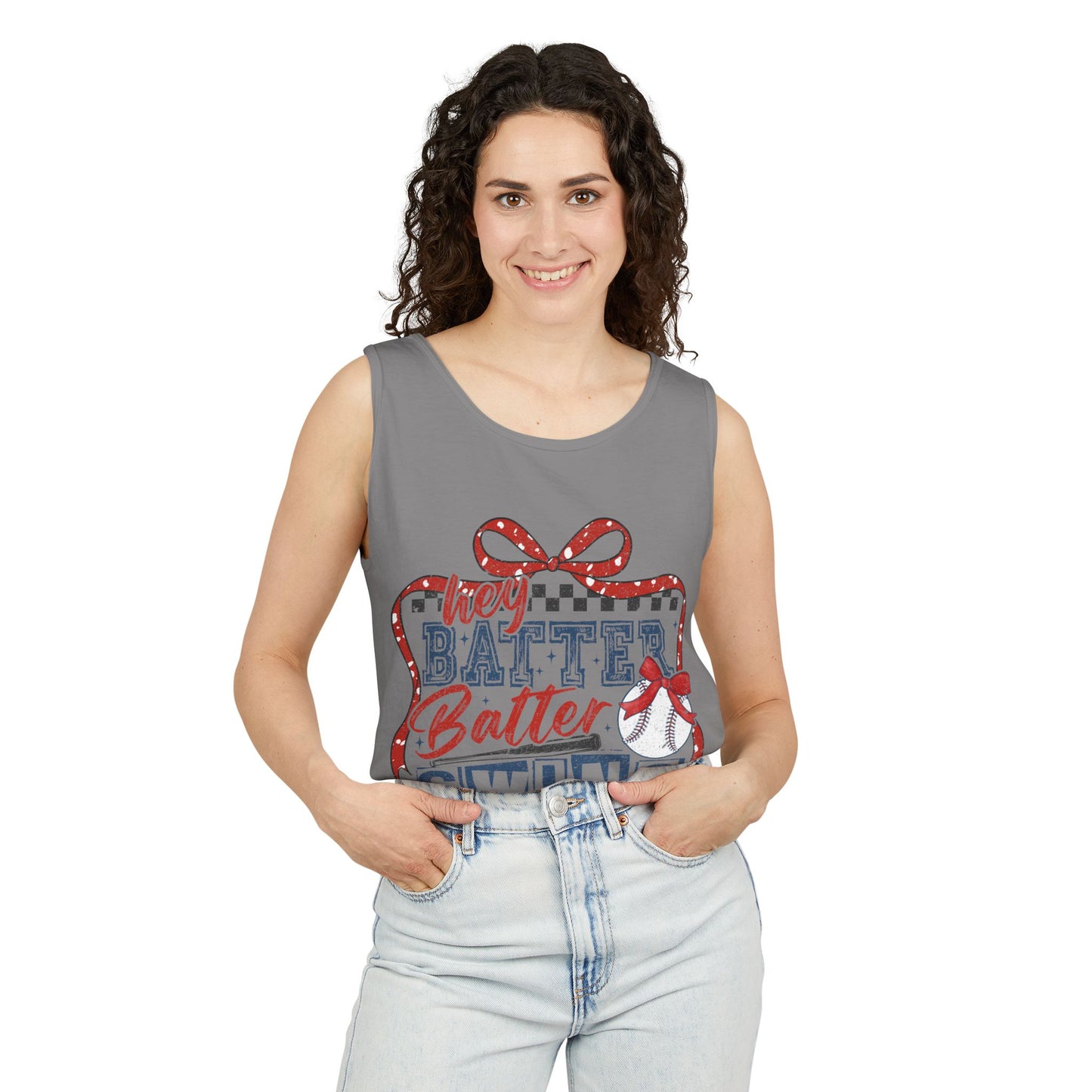 Baseball 'They Batter Batter Swing' Graphic Tank