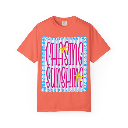 Chasing Sunshine T-Shirt — Bright Retro Graphic Tee
