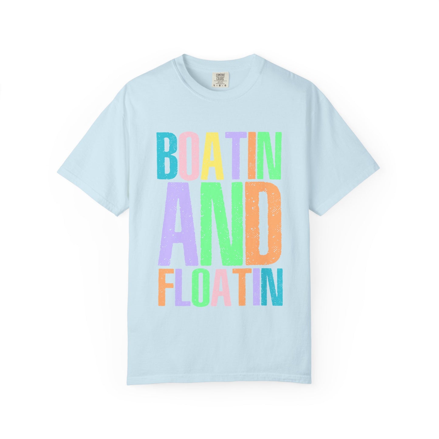Boatin' and Floatin' T-Shirt – Bright Summer Boating Tee
