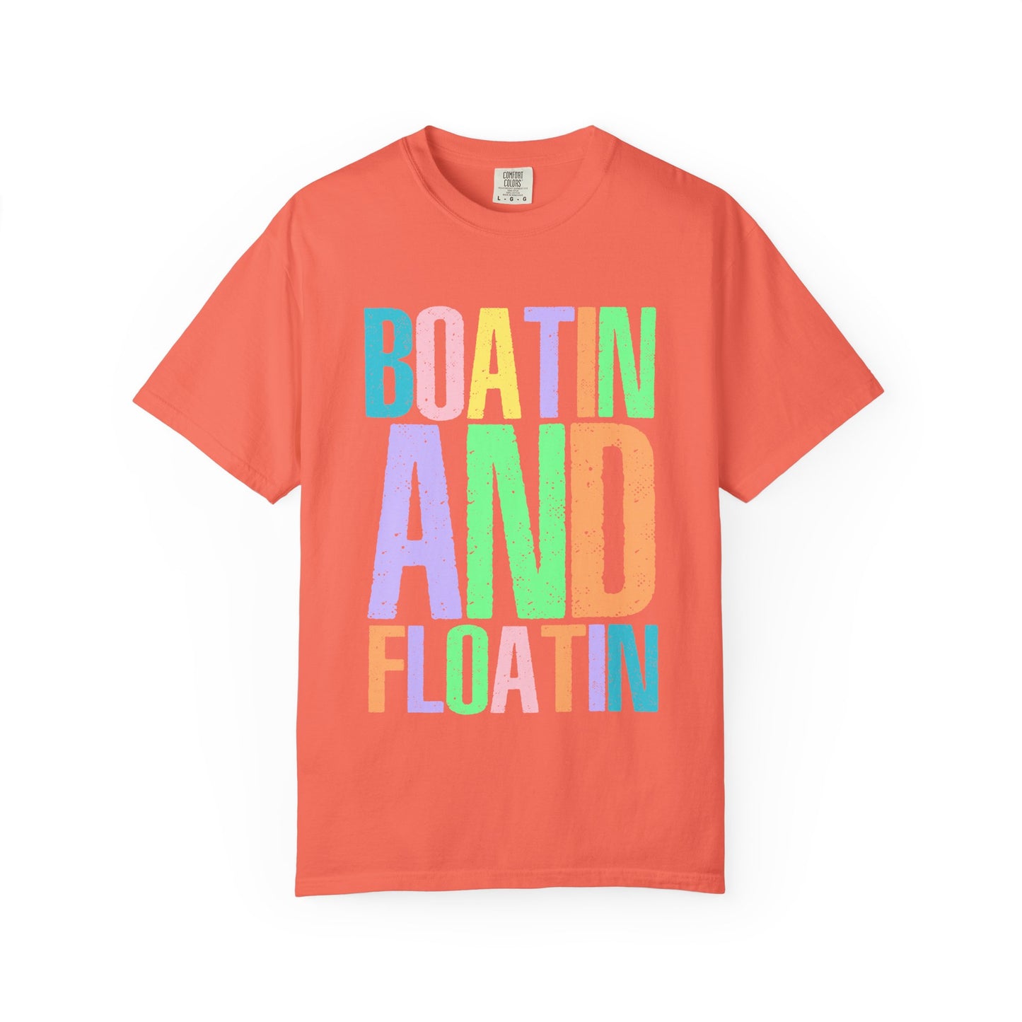 Boatin' and Floatin' T-Shirt – Bright Summer Boating Tee