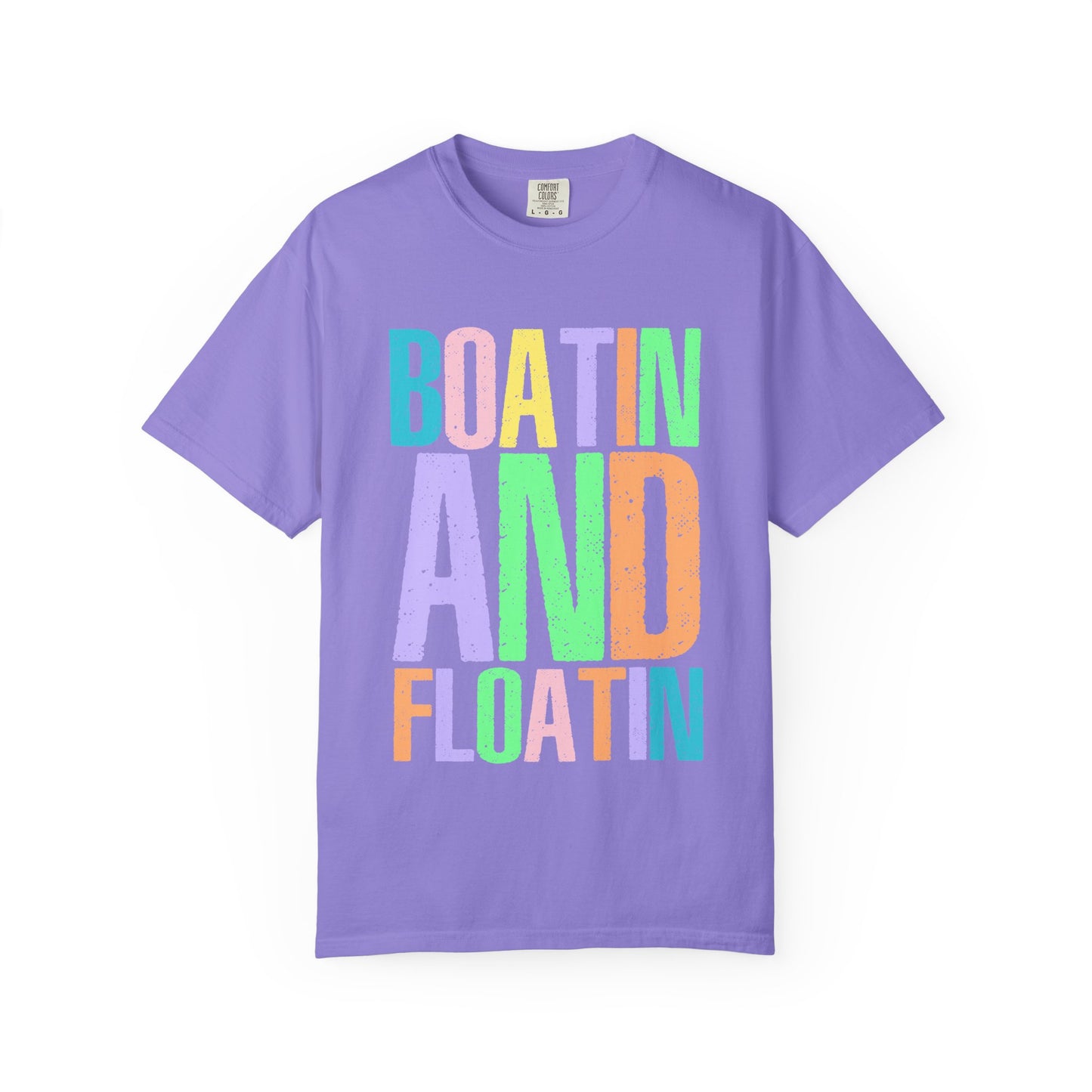 Boatin' and Floatin' T-Shirt – Bright Summer Boating Tee
