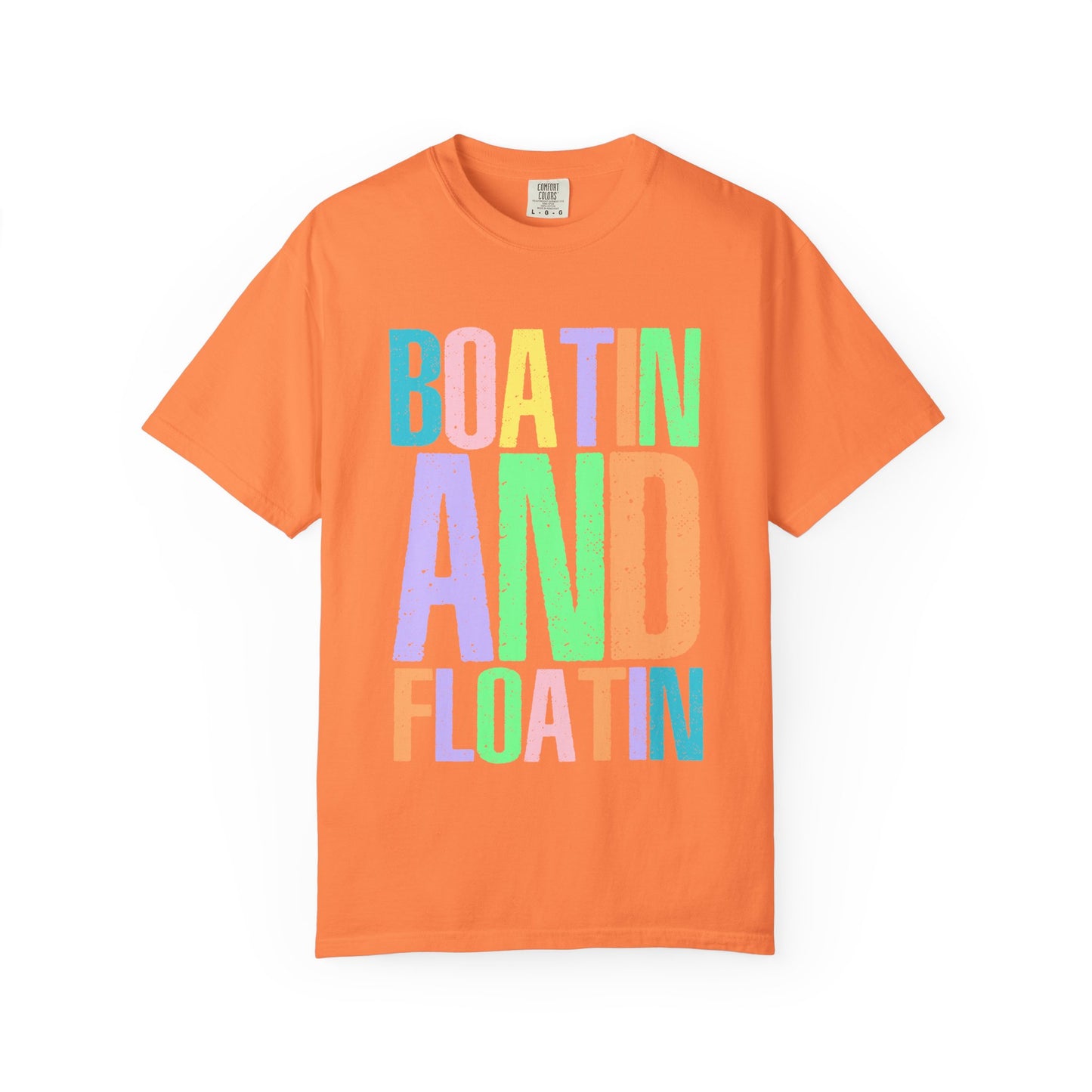 Boatin' and Floatin' T-Shirt – Bright Summer Boating Tee