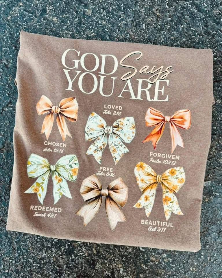 God Says Fall Comfort Colors Graphic Tee