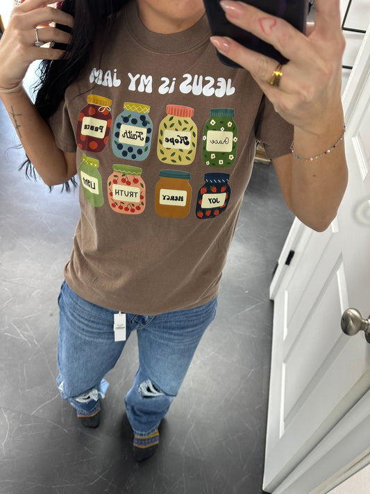 Jesus is my Jam Faith Comfort Colors Graphic Tee