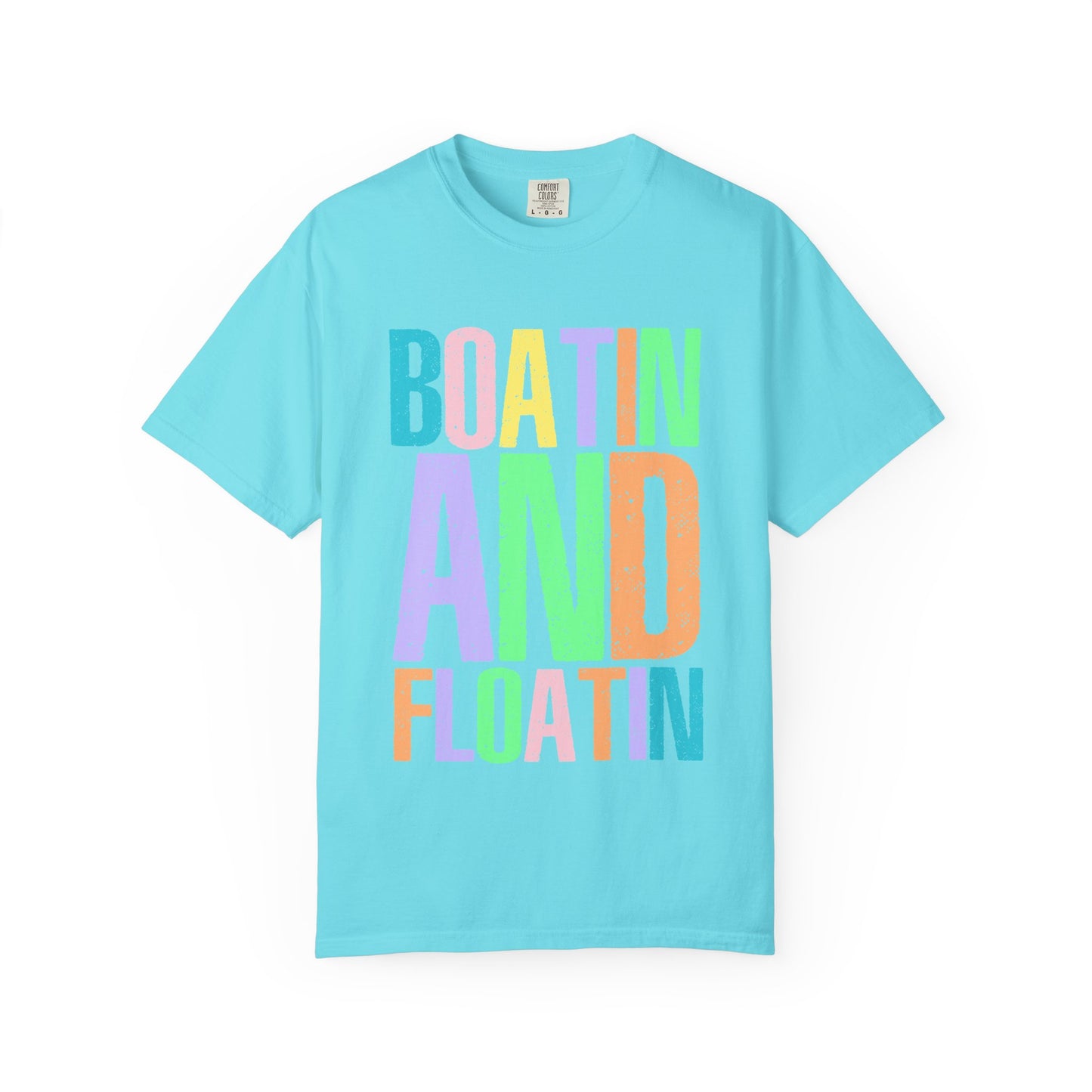 Boatin' and Floatin' T-Shirt – Bright Summer Boating Tee