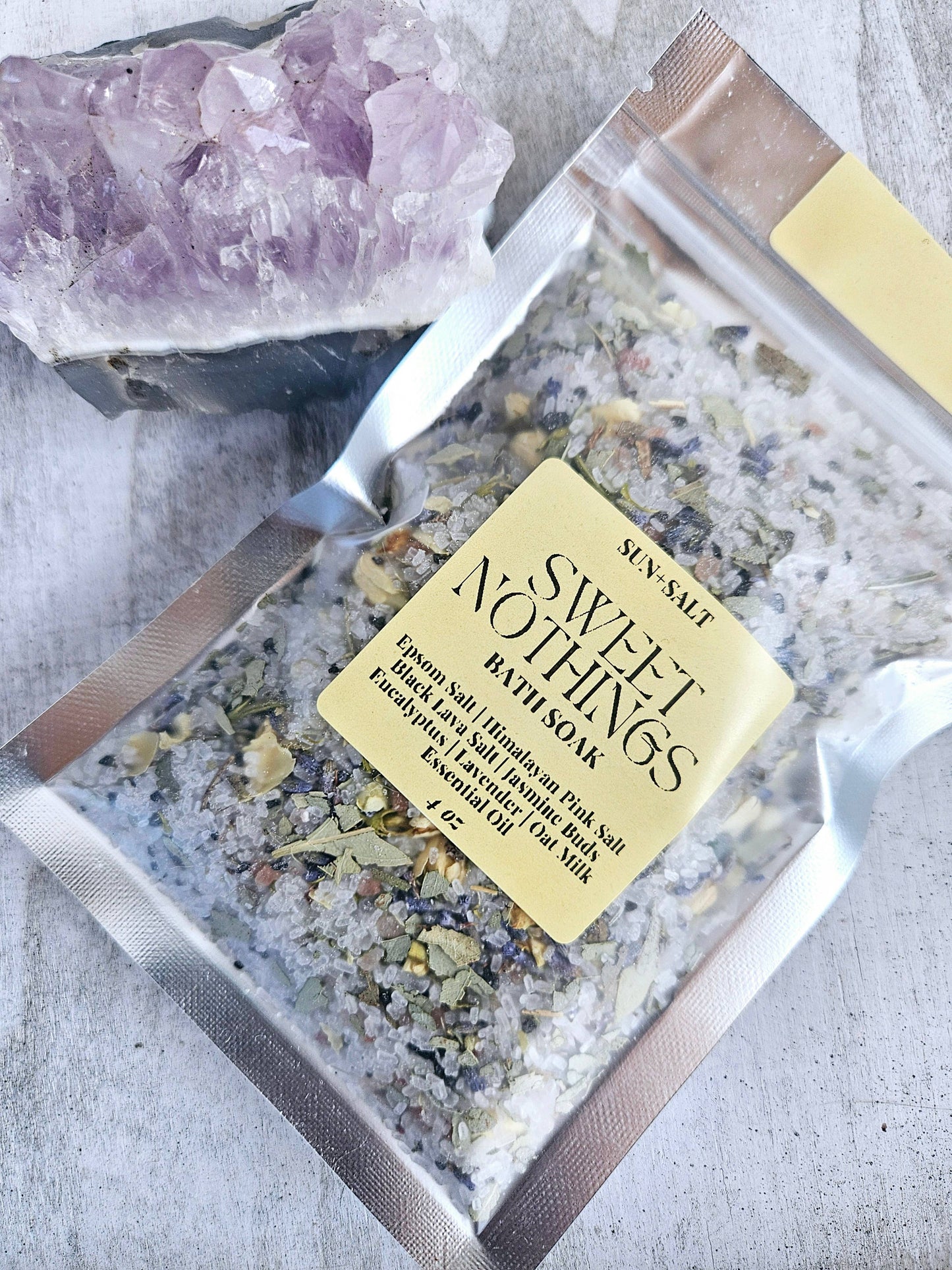 Sweet Nothings Bath Soak - Bath Salt - Single Use