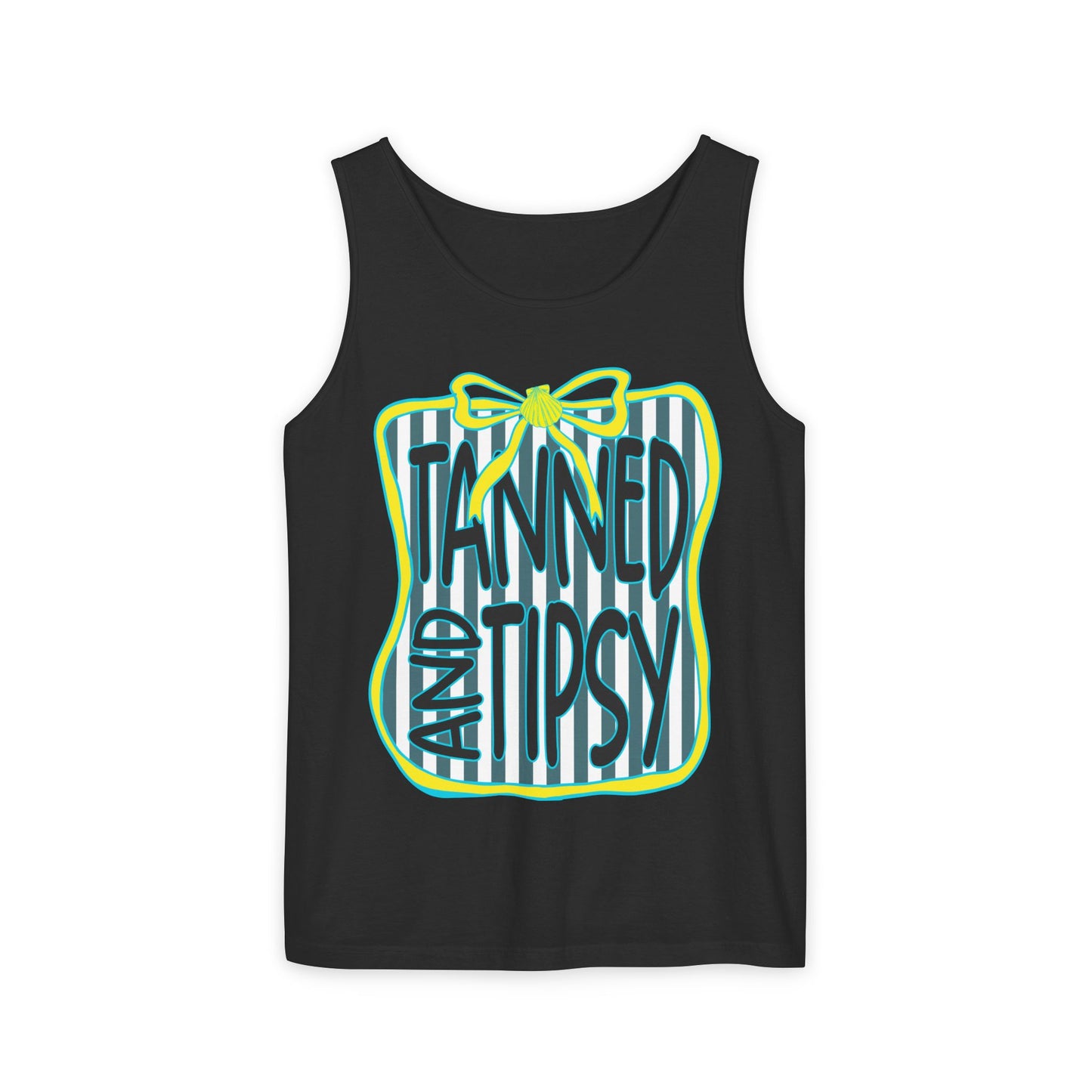 Tanned and Tipsy Tank Top — Summer Beach Vacation Tank
