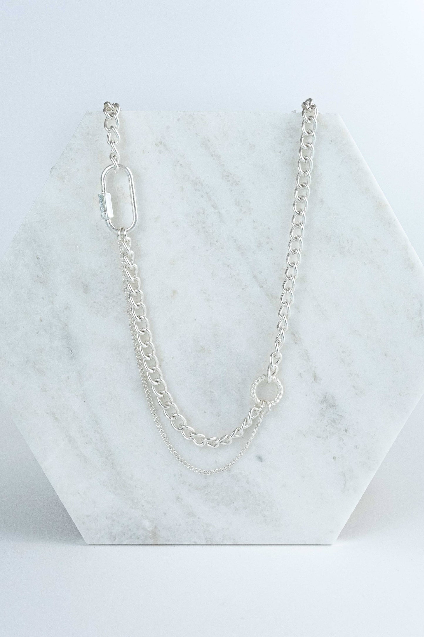 Lucille Necklace in Silver