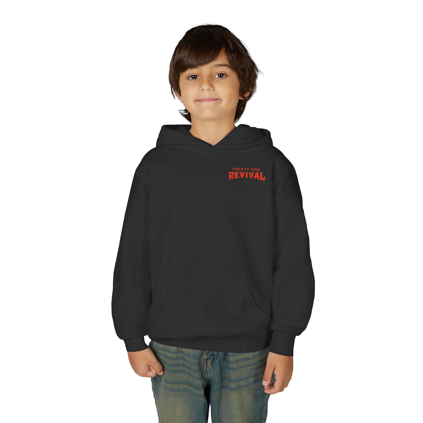 Youth Hoodie - 'Revival' Retro Casino & Roadtrip Graphic Pullover