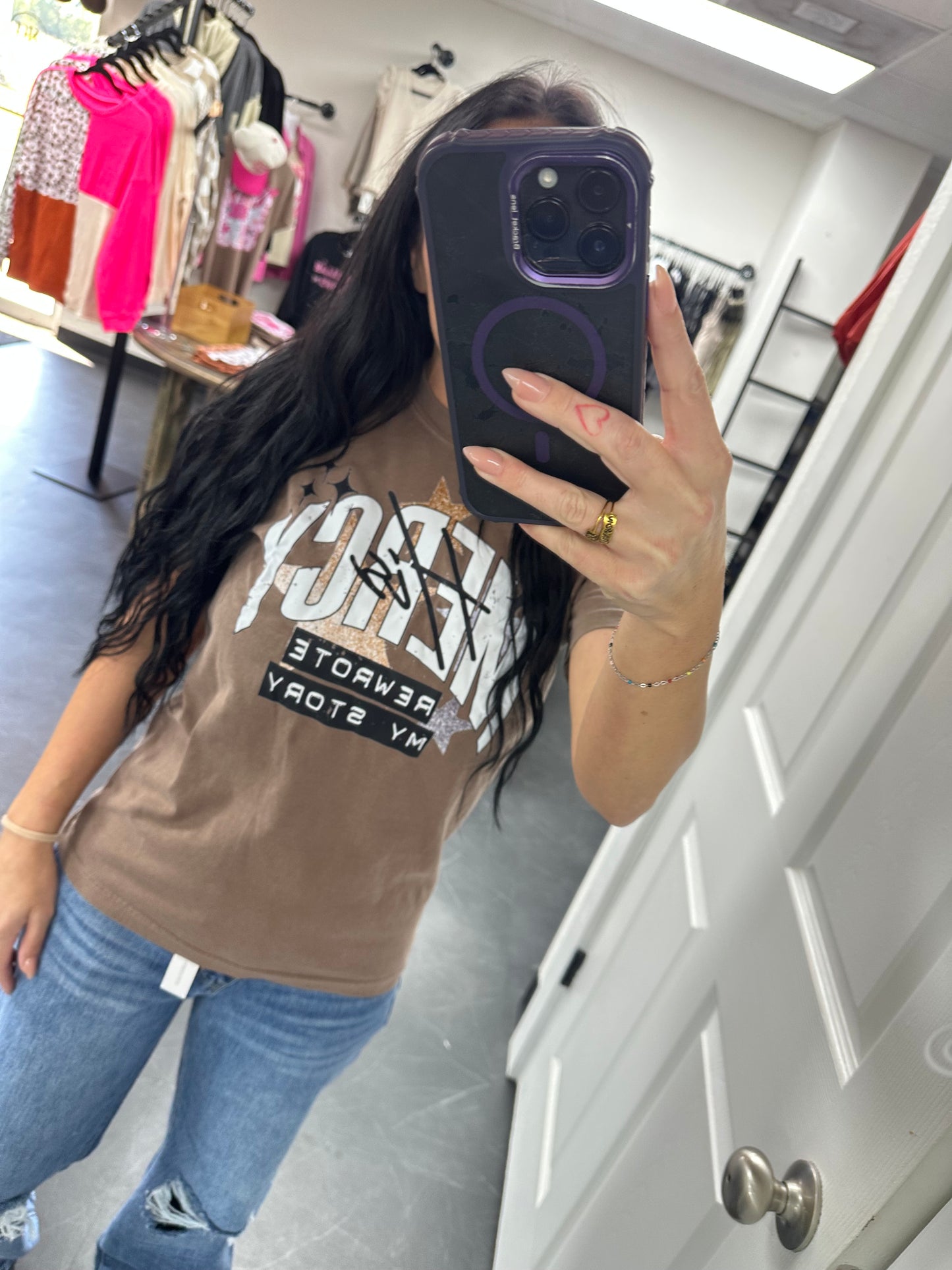 His Mercy Rewrote My Story Tee