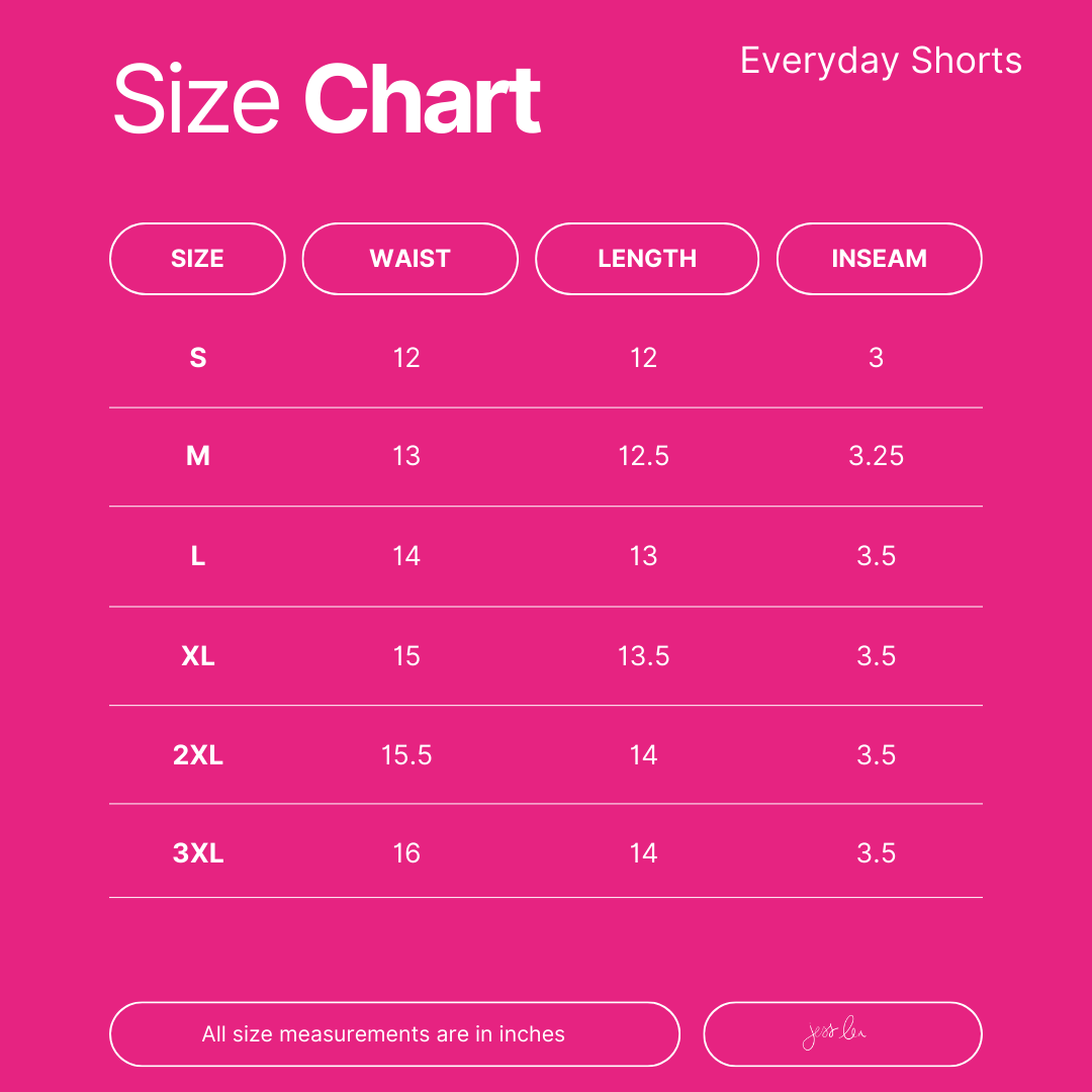 Solid Neon Pink Everyday Shorts