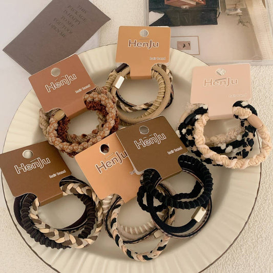 SOFT, ELASTIC AND SIMPLE HAIR TIES_CWAHA07129