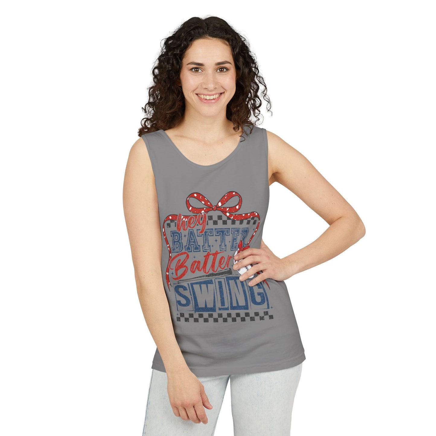 Baseball 'They Batter Batter Swing' Graphic Tank