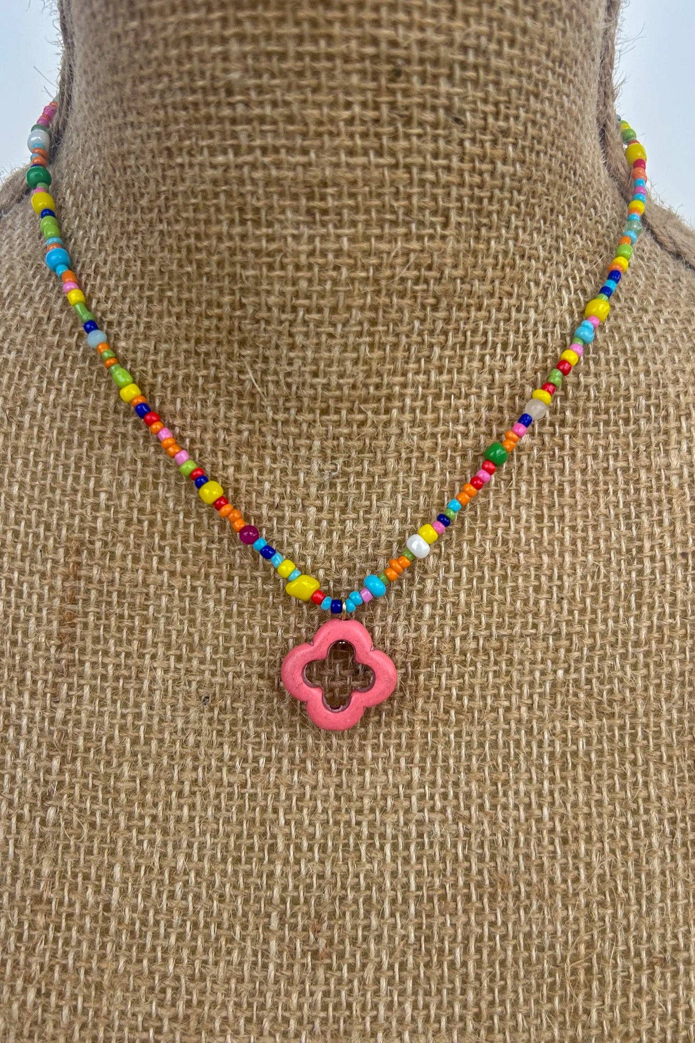 Dekoor Necklace Pink