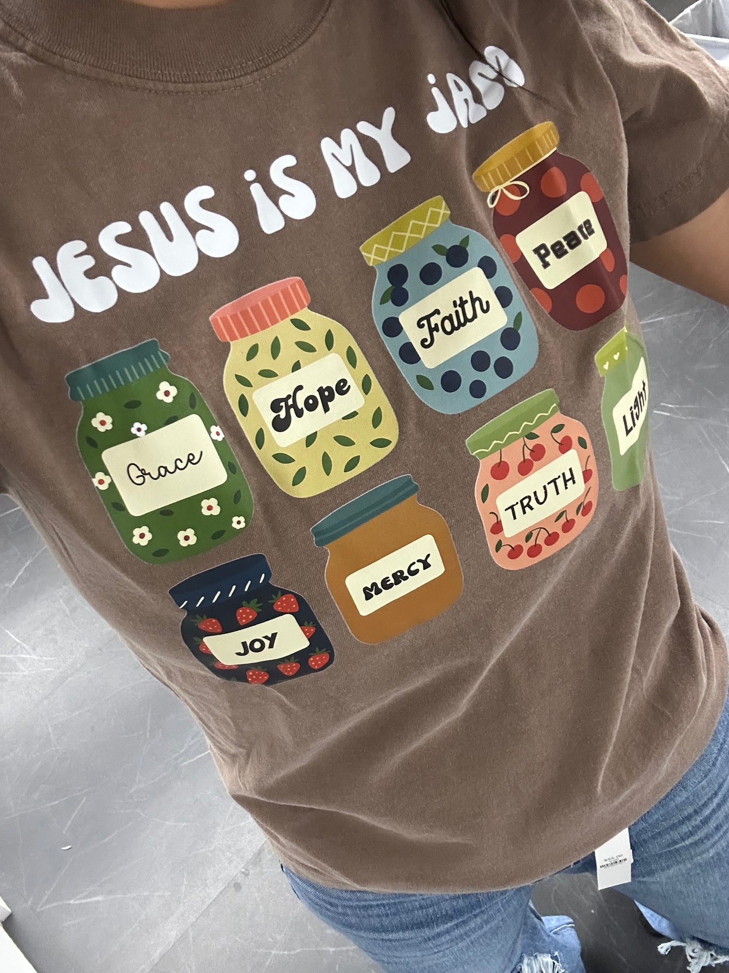 Jesus is my Jam Faith Comfort Colors Graphic Tee