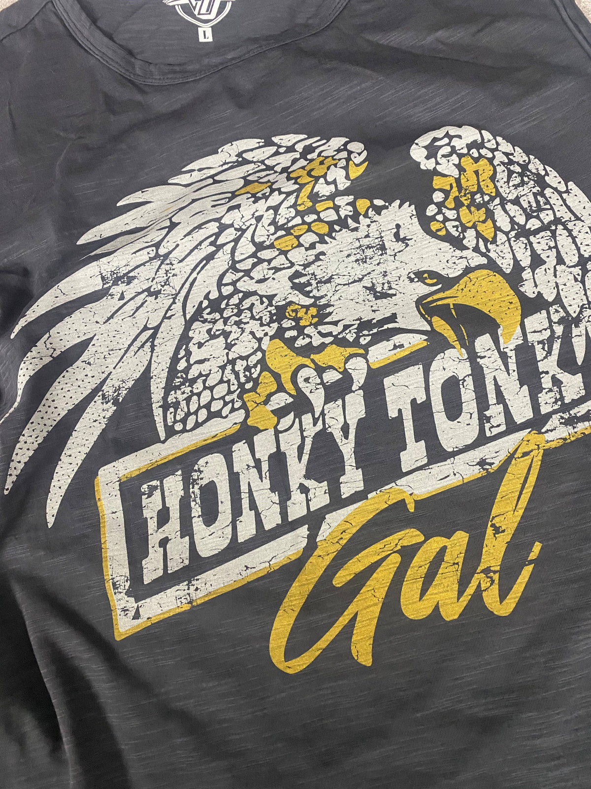 Honky Tonk Gal Muscle Crop Top