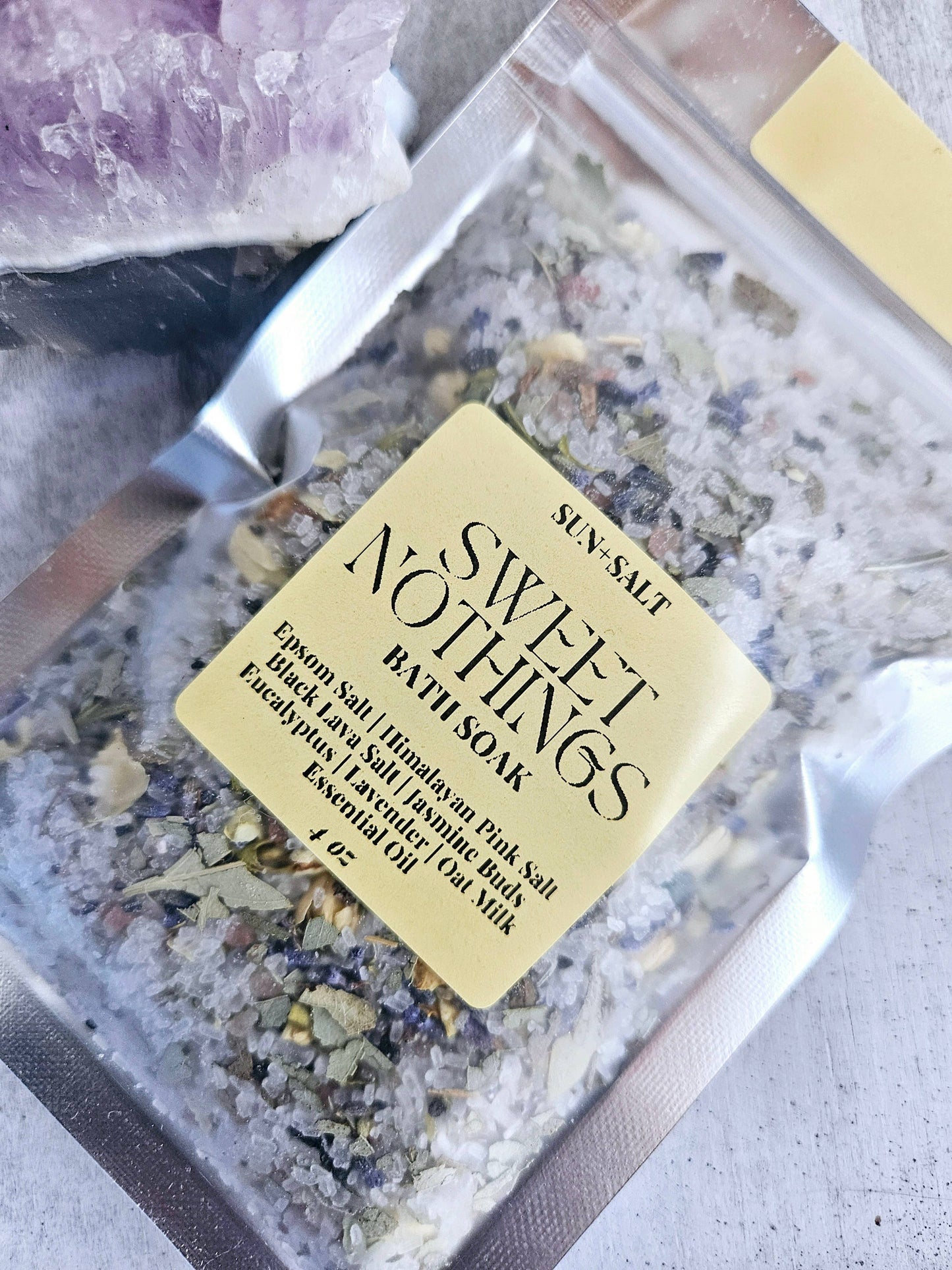 Sweet Nothings Bath Soak - Bath Salt - Single Use