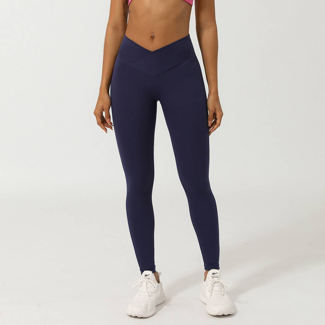 Women V-Cross Waist Butting Lift Yoga Sport Leggings